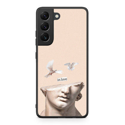 Samsung S22 In Love θήκη από τη Smartfits με σχέδιο στο πίσω μέρος και μαύρο περίβλημα | Smartphone case with colorful back and black bezels by Smartfits