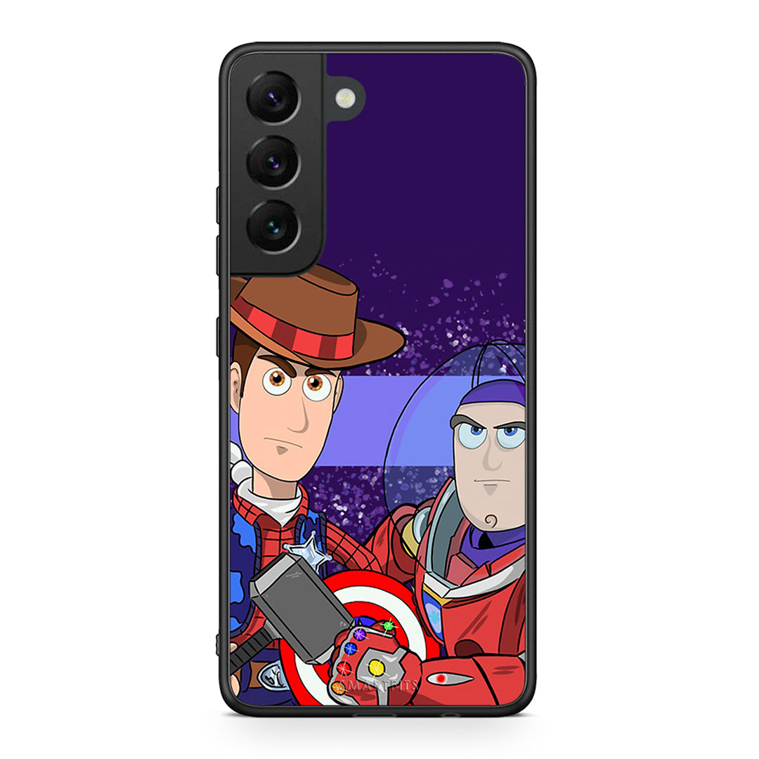 Samsung S22 Infinity Story θήκη από τη Smartfits με σχέδιο στο πίσω μέρος και μαύρο περίβλημα | Smartphone case with colorful back and black bezels by Smartfits