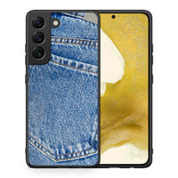 Thumbnail for Θήκη Samsung S22 Jeans Pocket από τη Smartfits με σχέδιο στο πίσω μέρος και μαύρο περίβλημα | Samsung S22 Jeans Pocket case with colorful back and black bezels