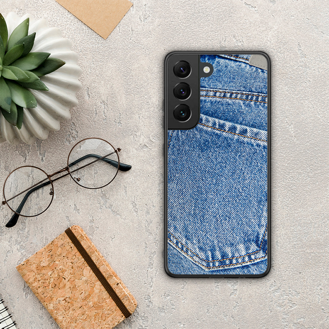 Jeans Pocket - Samsung Galaxy S22 θήκη