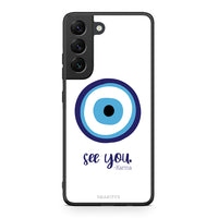 Thumbnail for Samsung S22 Karma Says θήκη από τη Smartfits με σχέδιο στο πίσω μέρος και μαύρο περίβλημα | Smartphone case with colorful back and black bezels by Smartfits