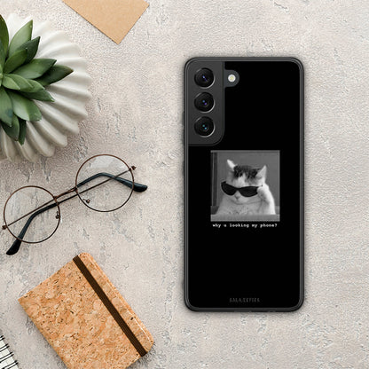 Meme Cat - Samsung Galaxy S22 θήκη