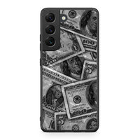 Thumbnail for Samsung S22 Money Dollars θήκη από τη Smartfits με σχέδιο στο πίσω μέρος και μαύρο περίβλημα | Smartphone case with colorful back and black bezels by Smartfits