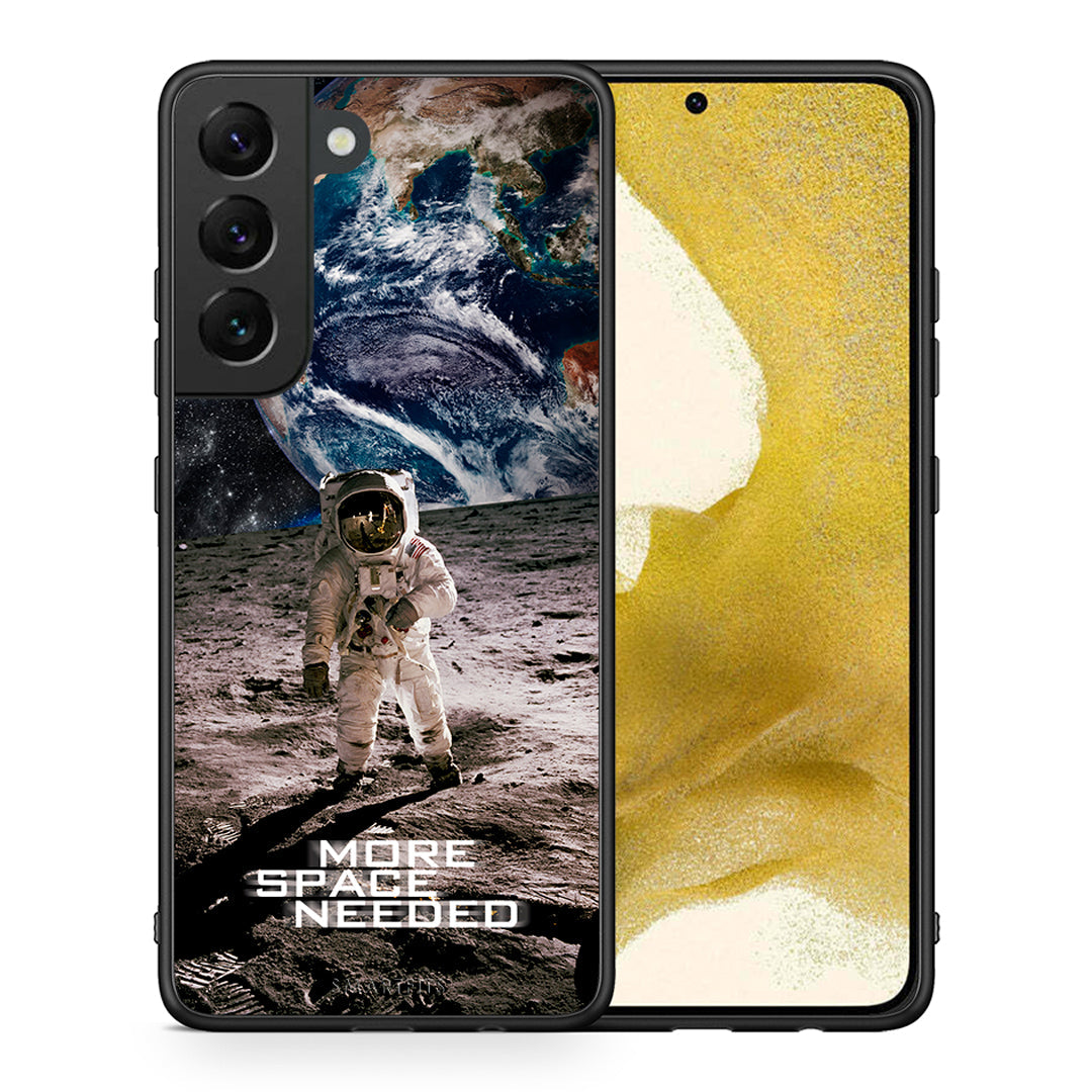 Θήκη Samsung S22 More Space από τη Smartfits με σχέδιο στο πίσω μέρος και μαύρο περίβλημα | Samsung S22 More Space case with colorful back and black bezels