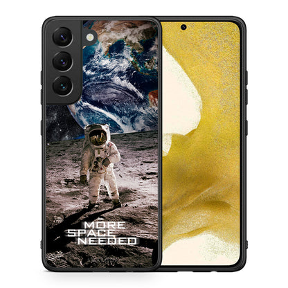 Θήκη Samsung S22 More Space από τη Smartfits με σχέδιο στο πίσω μέρος και μαύρο περίβλημα | Samsung S22 More Space case with colorful back and black bezels