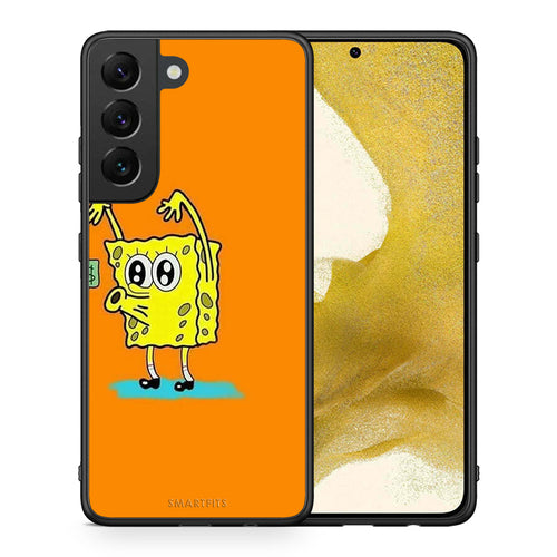 Θήκη Αγίου Βαλεντίνου Samsung S22 No Money 2 από τη Smartfits με σχέδιο στο πίσω μέρος και μαύρο περίβλημα | Samsung S22 No Money 2 case with colorful back and black bezels