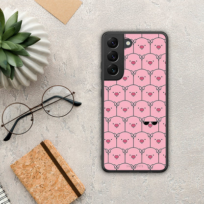 Pig Glasses - Samsung Galaxy S22 θήκη
