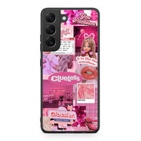 Thumbnail for Samsung S22 Pink Love Θήκη Αγίου Βαλεντίνου από τη Smartfits με σχέδιο στο πίσω μέρος και μαύρο περίβλημα | Smartphone case with colorful back and black bezels by Smartfits