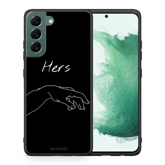 Θήκη Αγίου Βαλεντίνου Samsung S22 Plus Aeshetic Love 1 από τη Smartfits με σχέδιο στο πίσω μέρος και μαύρο περίβλημα | Samsung S22 Plus Aeshetic Love 1 case with colorful back and black bezels