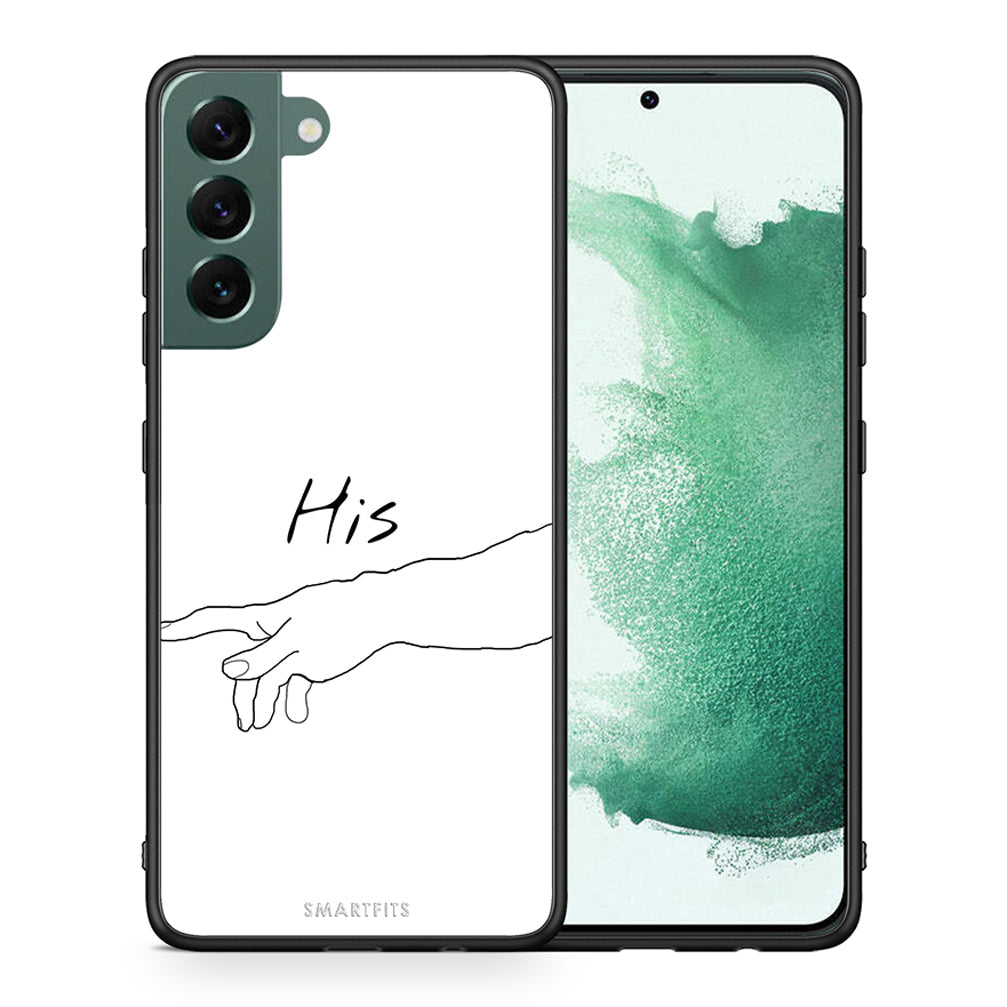 Θήκη Αγίου Βαλεντίνου Samsung S22 Plus Aeshetic Love 2 από τη Smartfits με σχέδιο στο πίσω μέρος και μαύρο περίβλημα | Samsung S22 Plus Aeshetic Love 2 case with colorful back and black bezels