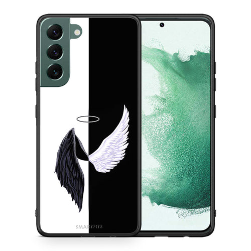 Θήκη Samsung S22 Plus Angels Demons από τη Smartfits με σχέδιο στο πίσω μέρος και μαύρο περίβλημα | Samsung S22 Plus Angels Demons case with colorful back and black bezels