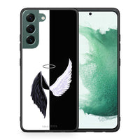 Thumbnail for Θήκη Samsung S22 Plus Angels Demons από τη Smartfits με σχέδιο στο πίσω μέρος και μαύρο περίβλημα | Samsung S22 Plus Angels Demons case with colorful back and black bezels