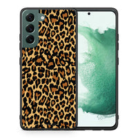 Thumbnail for Θήκη Samsung S22 Plus Leopard Animal από τη Smartfits με σχέδιο στο πίσω μέρος και μαύρο περίβλημα | Samsung S22 Plus Leopard Animal case with colorful back and black bezels
