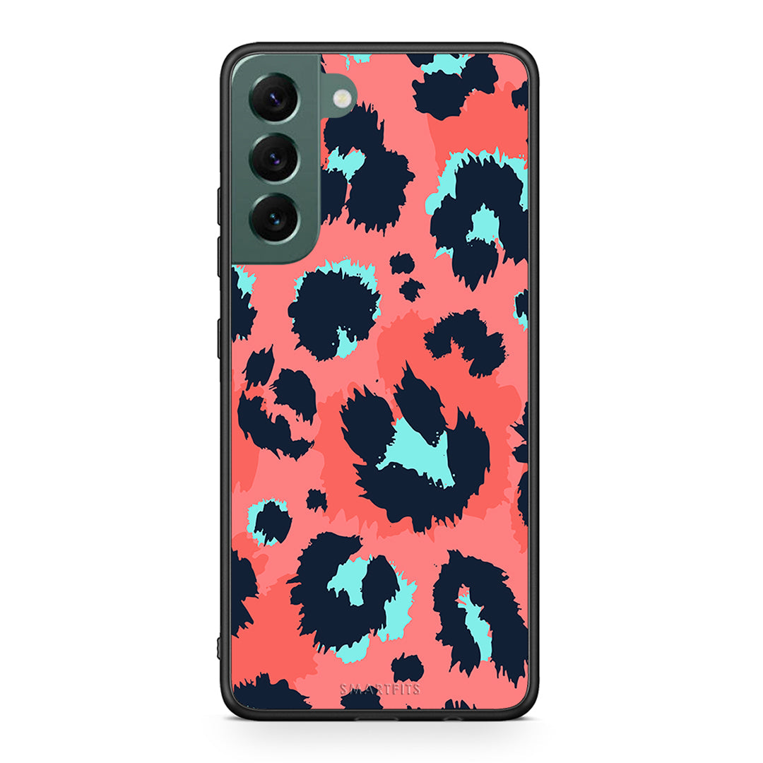 22 - Samsung S22 Plus Pink Leopard Animal case, cover, bumper
