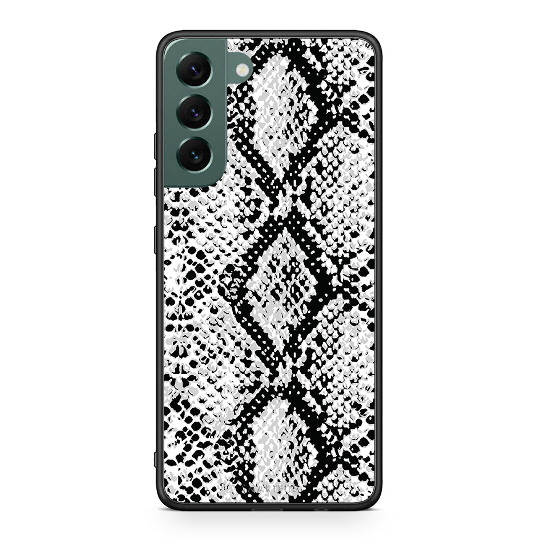 24 - Samsung S22 Plus White Snake Animal case, cover, bumper