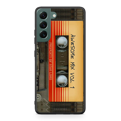 Samsung S22 Plus Awesome Mix θήκη από τη Smartfits με σχέδιο στο πίσω μέρος και μαύρο περίβλημα | Smartphone case with colorful back and black bezels by Smartfits