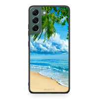 Thumbnail for Samsung S22 Plus Beautiful Beach θήκη από τη Smartfits με σχέδιο στο πίσω μέρος και μαύρο περίβλημα | Smartphone case with colorful back and black bezels by Smartfits