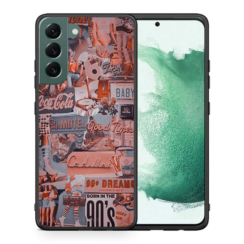 Θήκη Samsung S22 Plus Born In 90s από τη Smartfits με σχέδιο στο πίσω μέρος και μαύρο περίβλημα | Samsung S22 Plus Born In 90s case with colorful back and black bezels