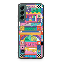 Thumbnail for Samsung S22 Plus Bubbles Soap θήκη από τη Smartfits με σχέδιο στο πίσω μέρος και μαύρο περίβλημα | Smartphone case with colorful back and black bezels by Smartfits
