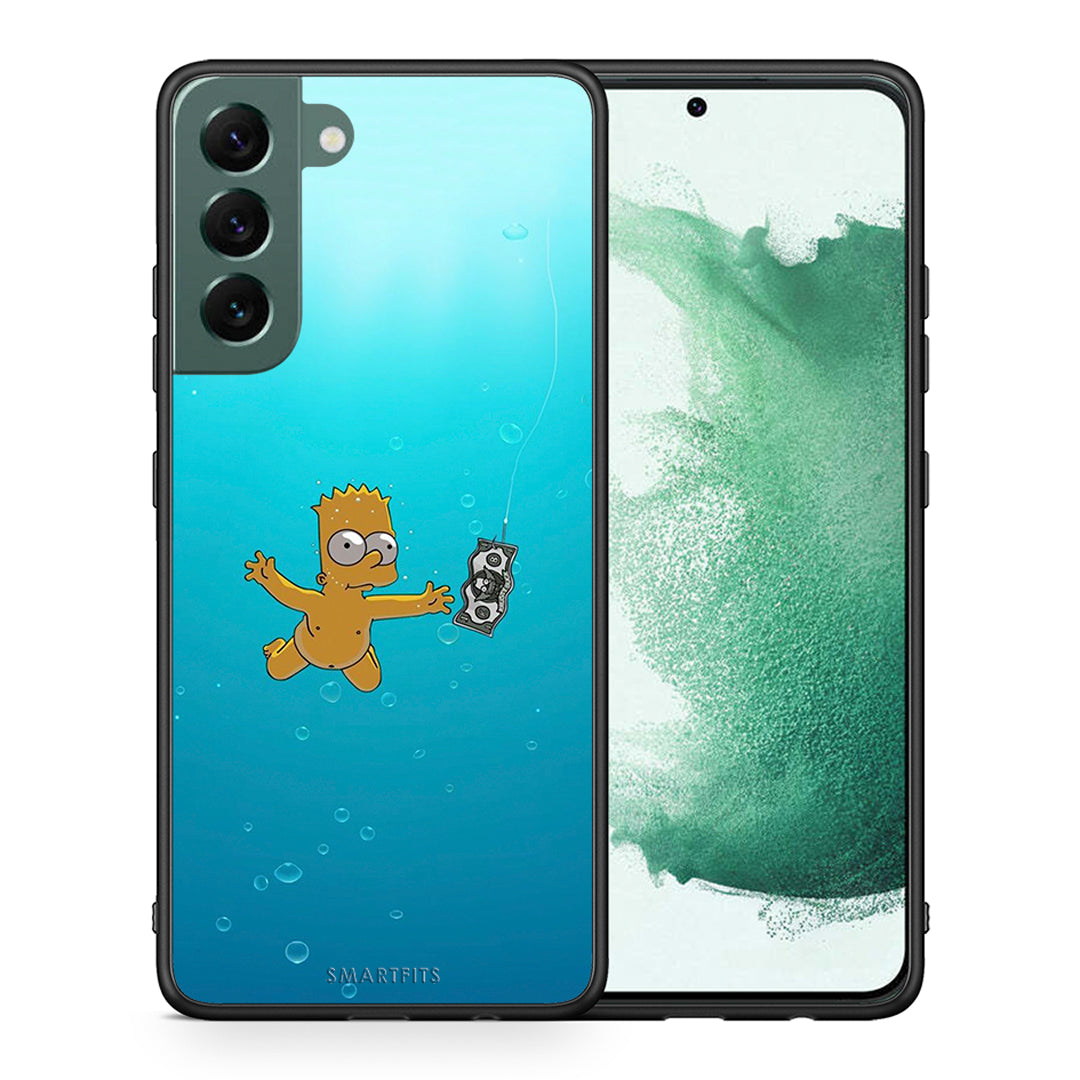 Θήκη Samsung S22 Plus Chasing Money από τη Smartfits με σχέδιο στο πίσω μέρος και μαύρο περίβλημα | Samsung S22 Plus Chasing Money case with colorful back and black bezels