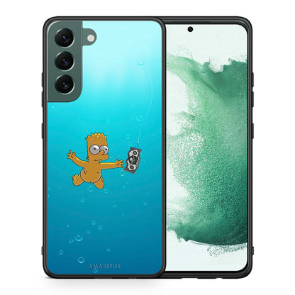 Θήκη Samsung S22 Plus Chasing Money από τη Smartfits με σχέδιο στο πίσω μέρος και μαύρο περίβλημα | Samsung S22 Plus Chasing Money case with colorful back and black bezels