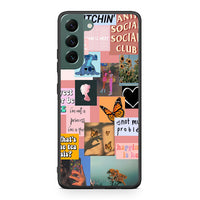 Thumbnail for Samsung S22 Plus Collage Bitchin Θήκη Αγίου Βαλεντίνου από τη Smartfits με σχέδιο στο πίσω μέρος και μαύρο περίβλημα | Smartphone case with colorful back and black bezels by Smartfits