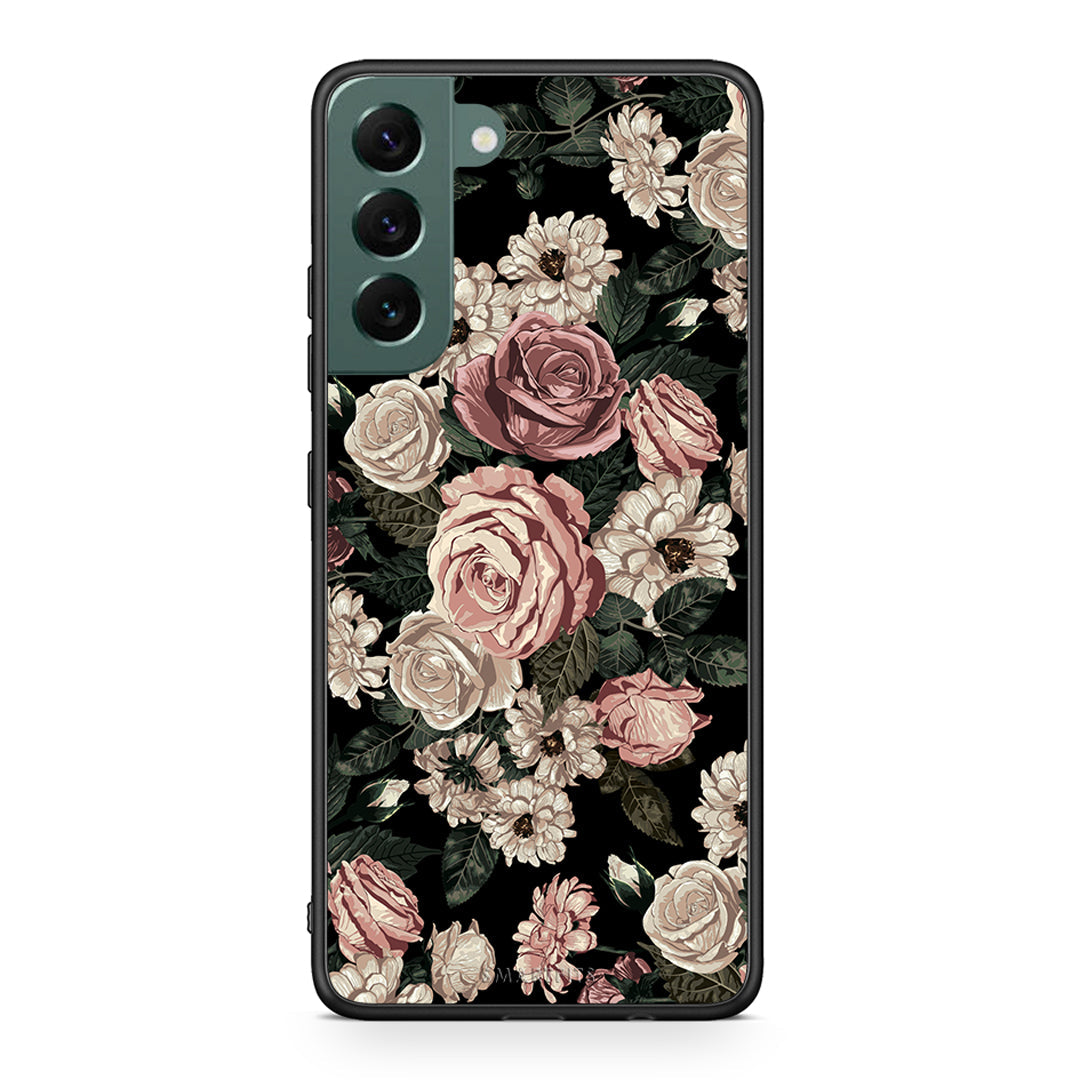 4 - Samsung S22 Plus Wild Roses Flower case, cover, bumper