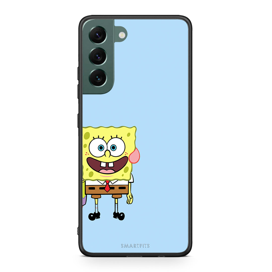 Samsung S22 Plus Friends Bob θήκη από τη Smartfits με σχέδιο στο πίσω μέρος και μαύρο περίβλημα | Smartphone case with colorful back and black bezels by Smartfits