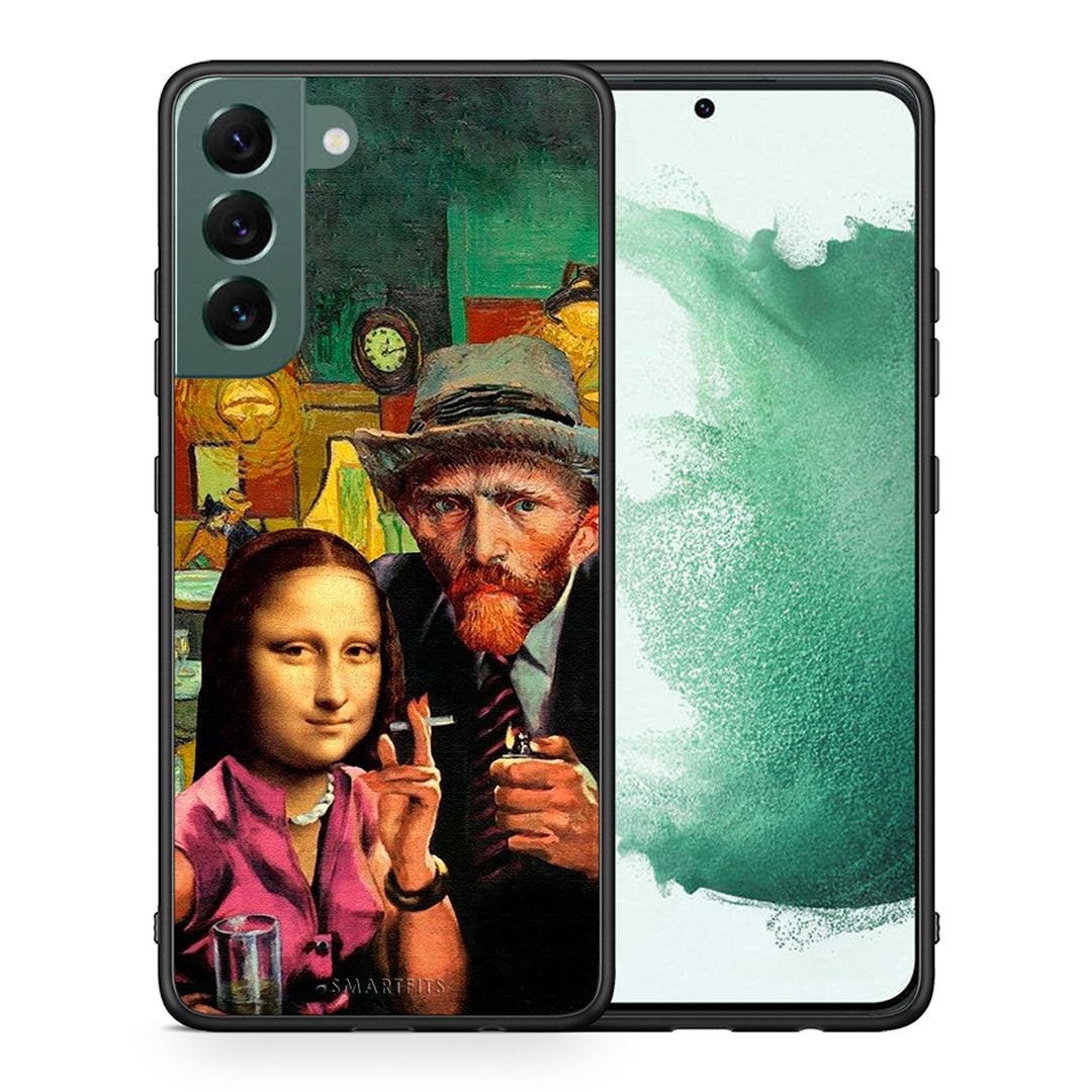 Θήκη Samsung S22 Plus Funny Art από τη Smartfits με σχέδιο στο πίσω μέρος και μαύρο περίβλημα | Samsung S22 Plus Funny Art case with colorful back and black bezels