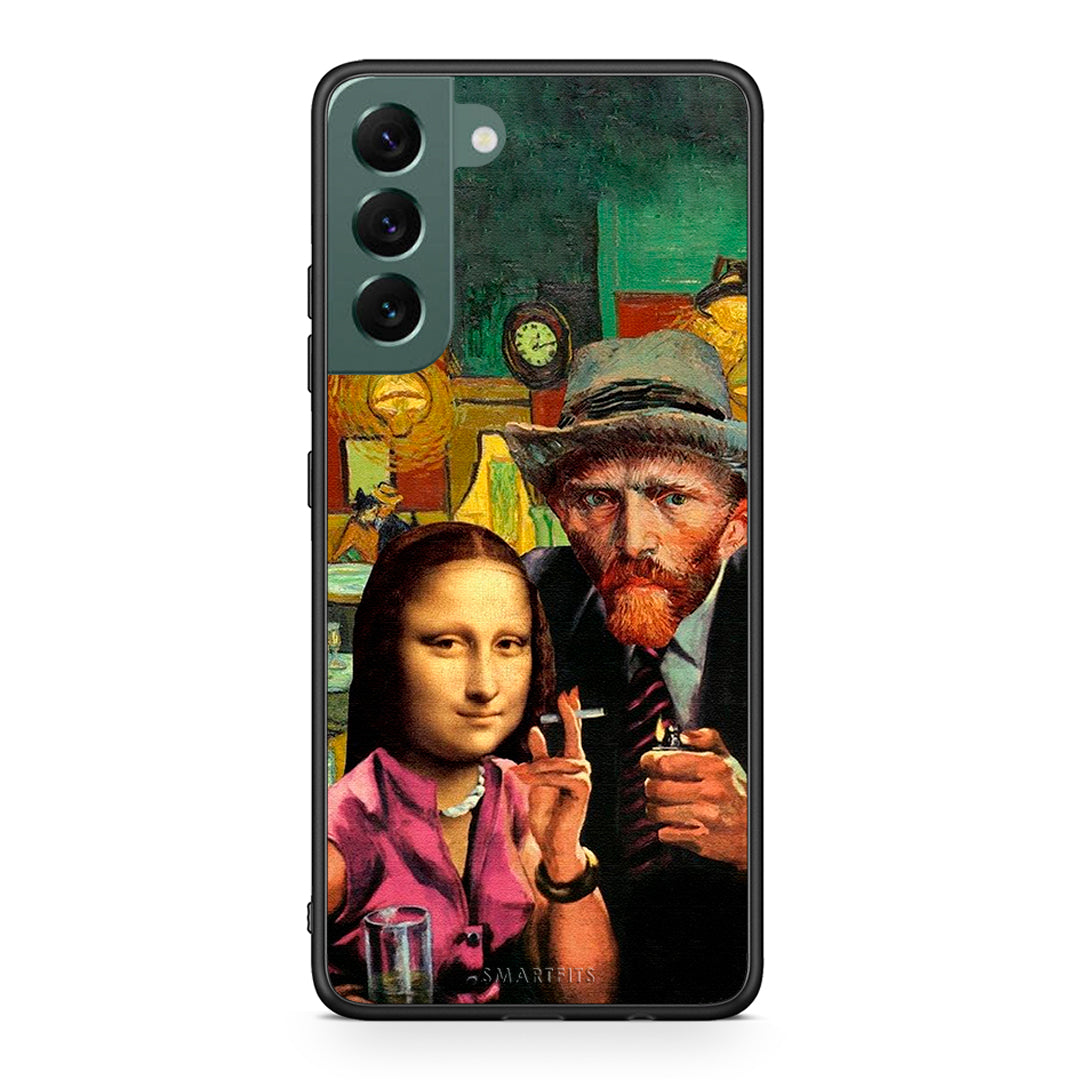 Samsung S22 Plus Funny Art θήκη από τη Smartfits με σχέδιο στο πίσω μέρος και μαύρο περίβλημα | Smartphone case with colorful back and black bezels by Smartfits