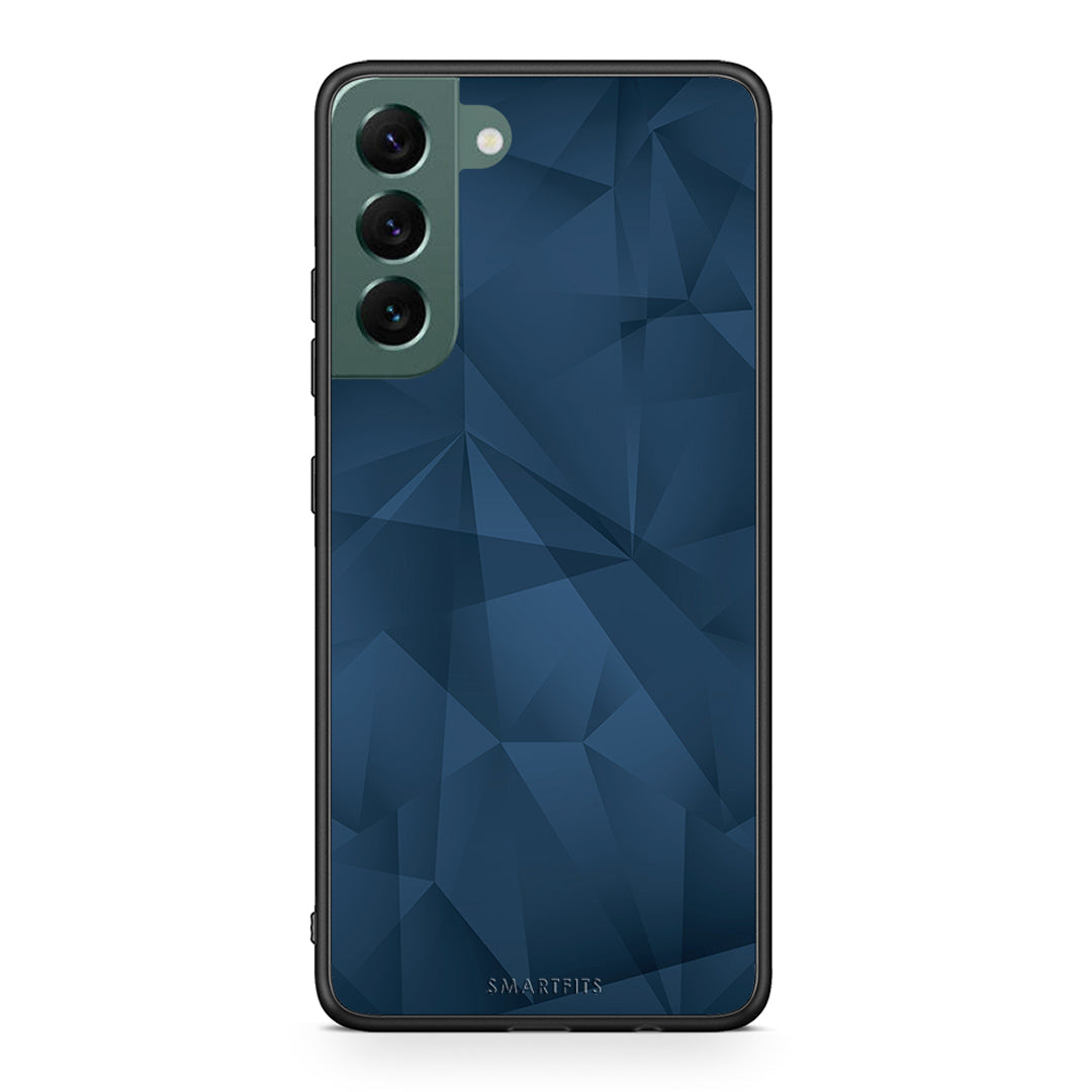 39 - Samsung S22 Plus Blue Abstract Geometric case, cover, bumper