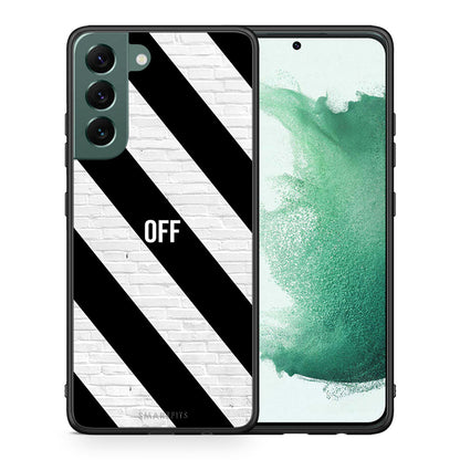 Θήκη Samsung S22 Plus Get Off από τη Smartfits με σχέδιο στο πίσω μέρος και μαύρο περίβλημα | Samsung S22 Plus Get Off case with colorful back and black bezels