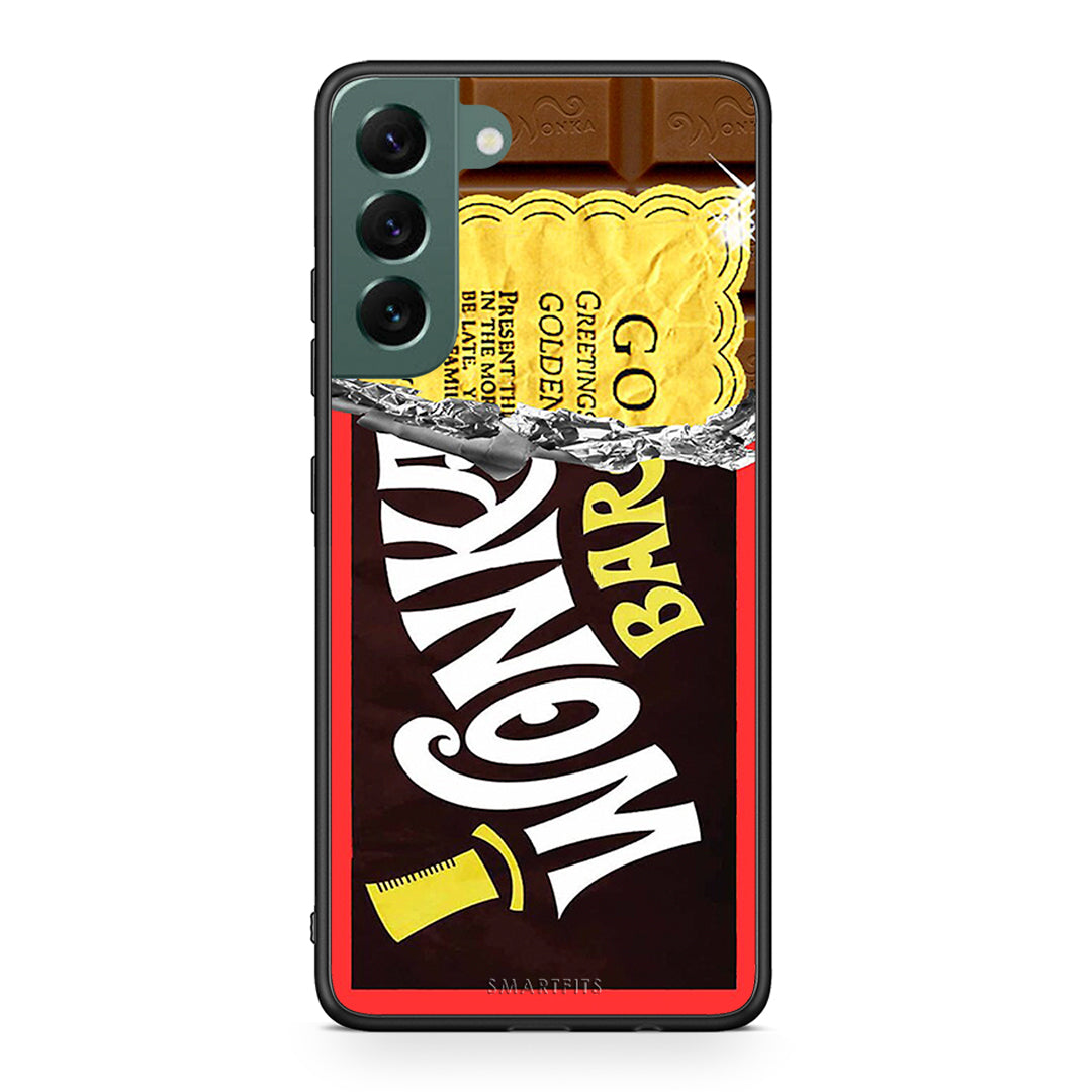 Samsung S22 Plus Golden Ticket θήκη από τη Smartfits με σχέδιο στο πίσω μέρος και μαύρο περίβλημα | Smartphone case with colorful back and black bezels by Smartfits