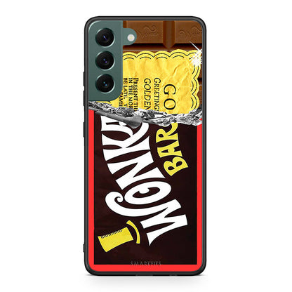 Samsung S22 Plus Golden Ticket θήκη από τη Smartfits με σχέδιο στο πίσω μέρος και μαύρο περίβλημα | Smartphone case with colorful back and black bezels by Smartfits