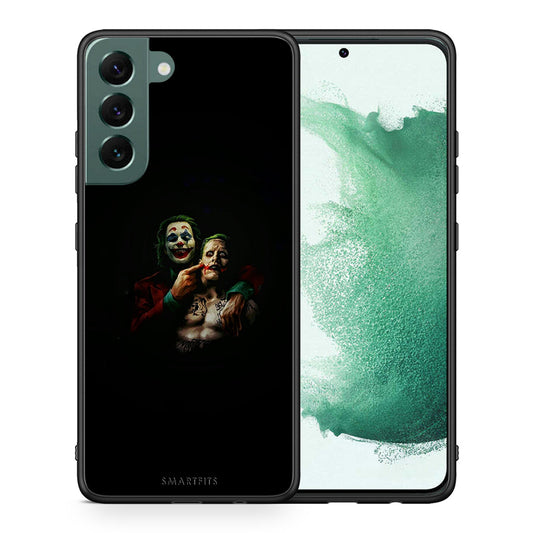 Θήκη Samsung S22 Plus Clown Hero από τη Smartfits με σχέδιο στο πίσω μέρος και μαύρο περίβλημα | Samsung S22 Plus Clown Hero case with colorful back and black bezels