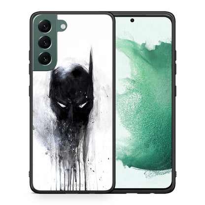 Θήκη Samsung S22 Plus Paint Bat Hero από τη Smartfits με σχέδιο στο πίσω μέρος και μαύρο περίβλημα | Samsung S22 Plus Paint Bat Hero case with colorful back and black bezels