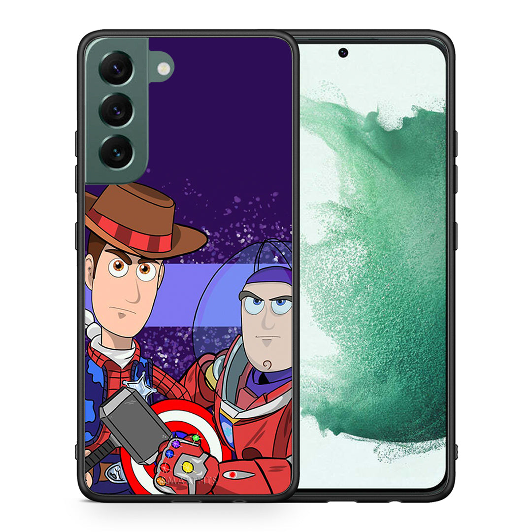 Θήκη Samsung S22 Plus Infinity Story από τη Smartfits με σχέδιο στο πίσω μέρος και μαύρο περίβλημα | Samsung S22 Plus Infinity Story case with colorful back and black bezels