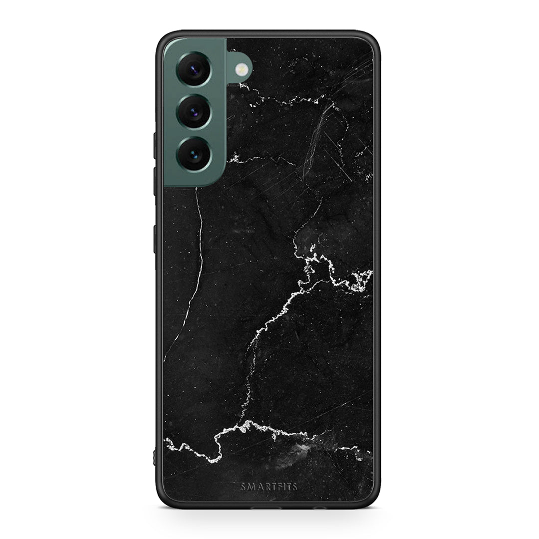 Samsung S22 Plus Marble Black θήκη από τη Smartfits με σχέδιο στο πίσω μέρος και μαύρο περίβλημα | Smartphone case with colorful back and black bezels by Smartfits
