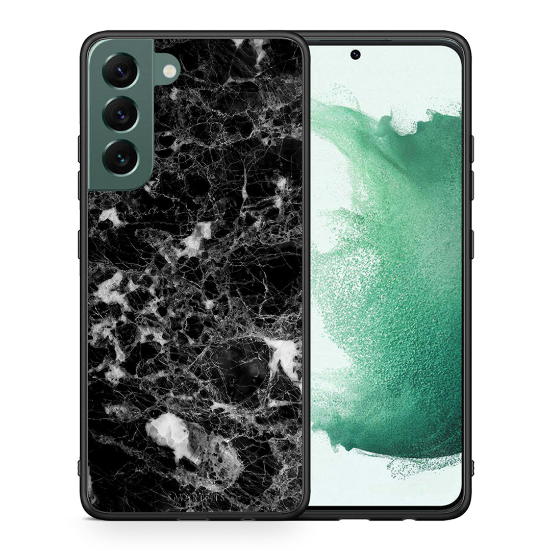 Θήκη Samsung S22 Plus Male Marble από τη Smartfits με σχέδιο στο πίσω μέρος και μαύρο περίβλημα | Samsung S22 Plus Male Marble case with colorful back and black bezels