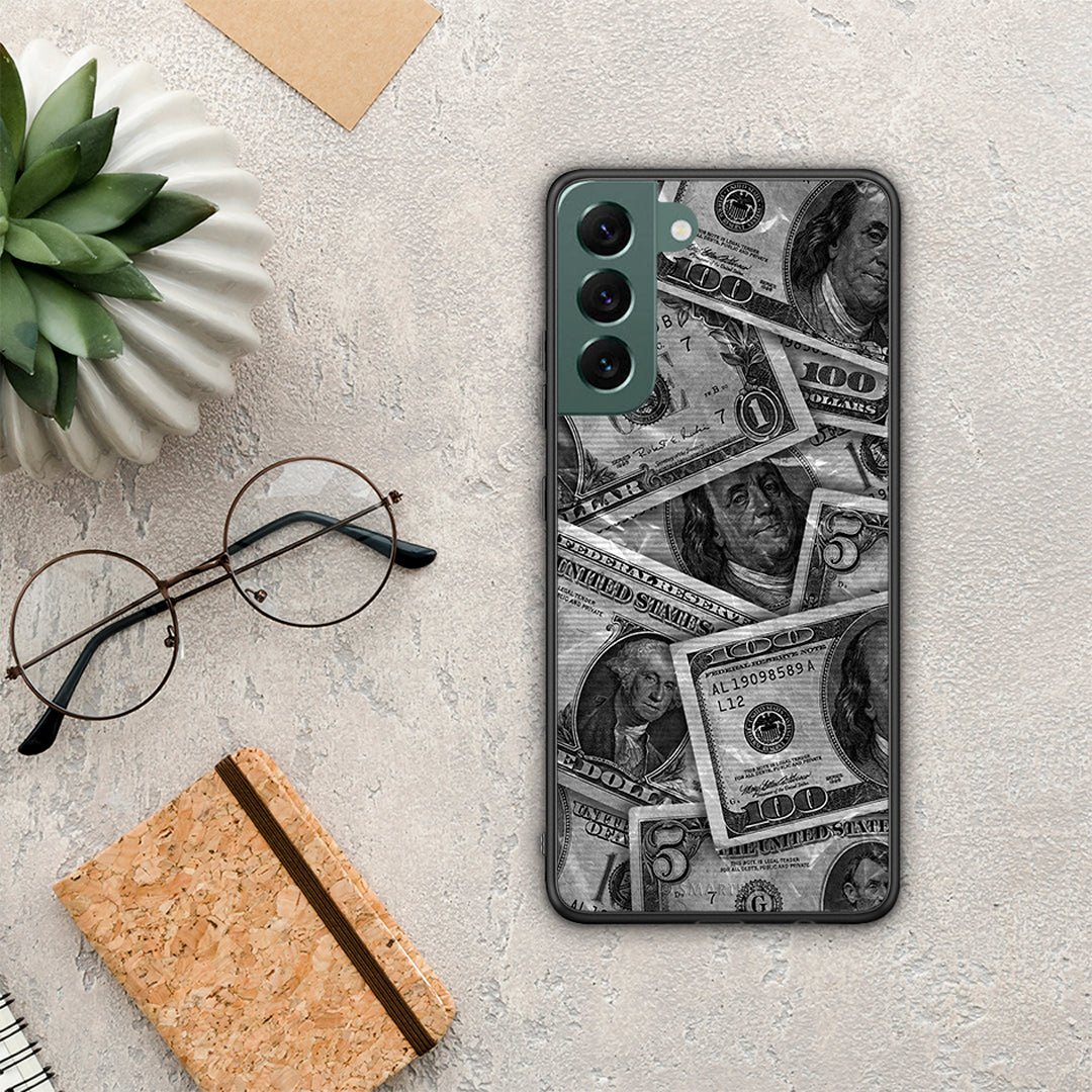 Money Dollars - Samsung Galaxy S22 Plus θήκη