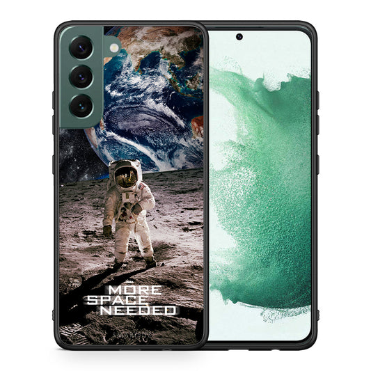 Θήκη Samsung S22 Plus More Space από τη Smartfits με σχέδιο στο πίσω μέρος και μαύρο περίβλημα | Samsung S22 Plus More Space case with colorful back and black bezels