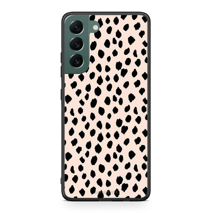 Samsung S22 Plus New Polka Dots θήκη από τη Smartfits με σχέδιο στο πίσω μέρος και μαύρο περίβλημα | Smartphone case with colorful back and black bezels by Smartfits