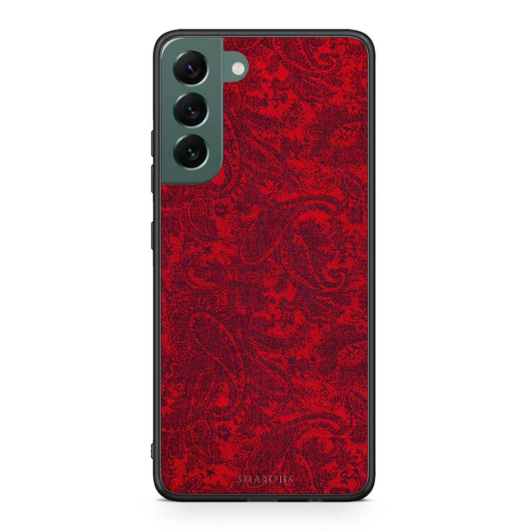 Samsung S22 Plus Paisley Cashmere θήκη από τη Smartfits με σχέδιο στο πίσω μέρος και μαύρο περίβλημα | Smartphone case with colorful back and black bezels by Smartfits