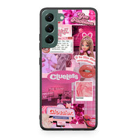 Thumbnail for Samsung S22 Plus Pink Love Θήκη Αγίου Βαλεντίνου από τη Smartfits με σχέδιο στο πίσω μέρος και μαύρο περίβλημα | Smartphone case with colorful back and black bezels by Smartfits