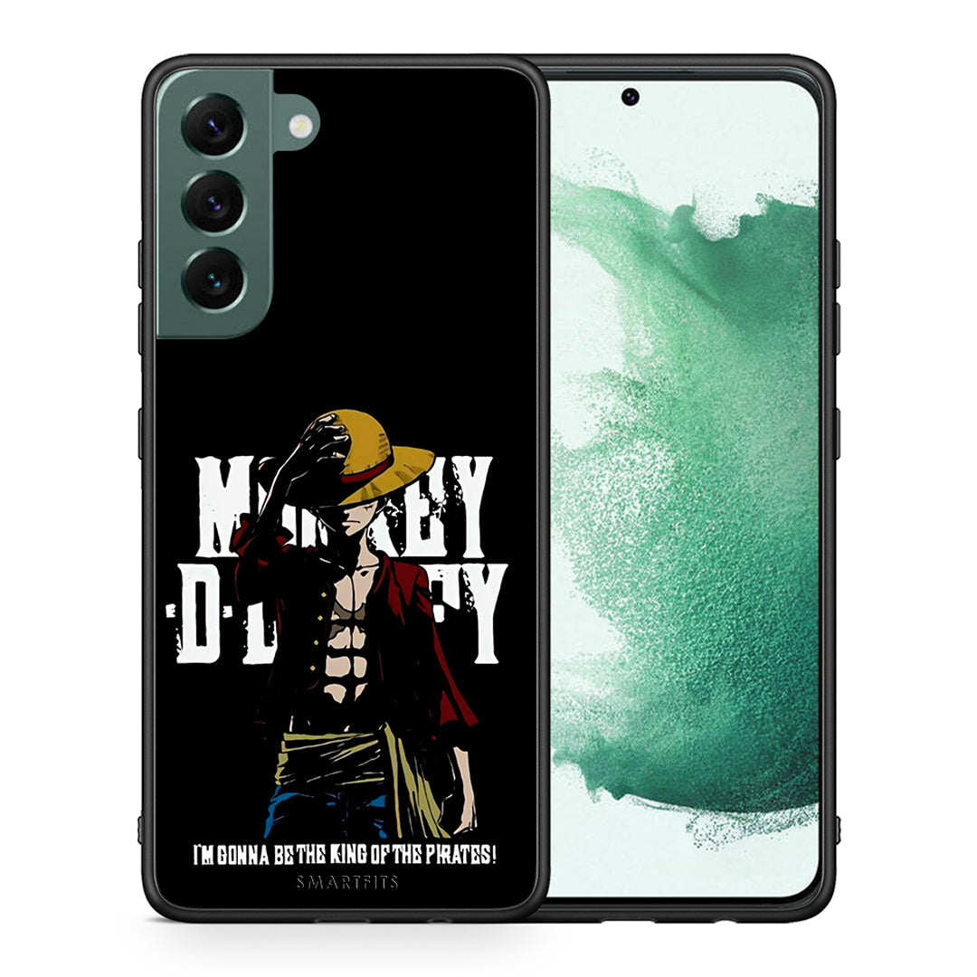 Θήκη Samsung S22 Plus Pirate King από τη Smartfits με σχέδιο στο πίσω μέρος και μαύρο περίβλημα | Samsung S22 Plus Pirate King case with colorful back and black bezels