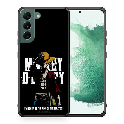 Θήκη Samsung S22 Plus Pirate King από τη Smartfits με σχέδιο στο πίσω μέρος και μαύρο περίβλημα | Samsung S22 Plus Pirate King case with colorful back and black bezels