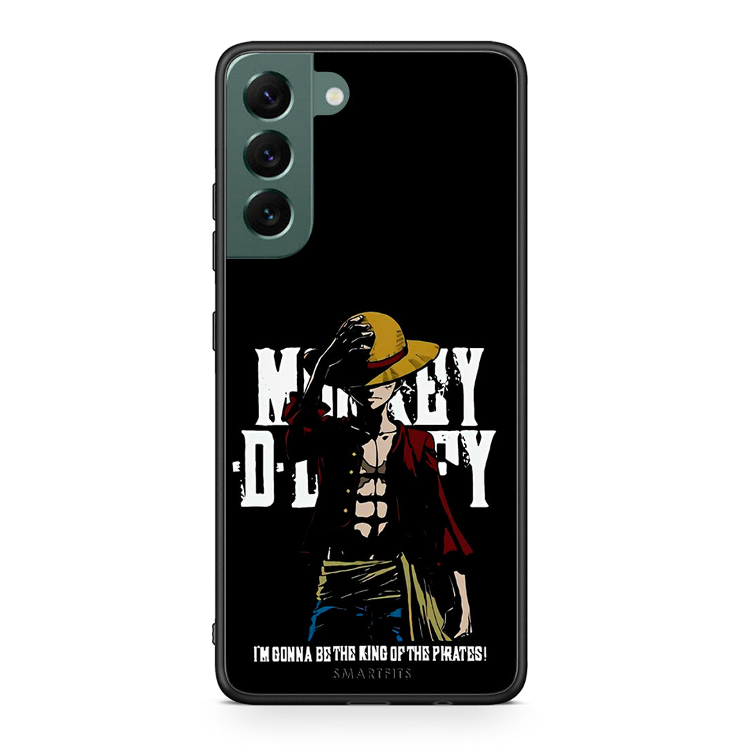Samsung S22 Plus Pirate King θήκη από τη Smartfits με σχέδιο στο πίσω μέρος και μαύρο περίβλημα | Smartphone case with colorful back and black bezels by Smartfits