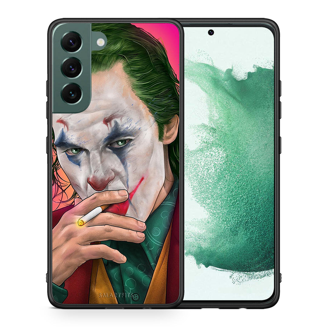 Θήκη Samsung S22 Plus JokesOnU PopArt από τη Smartfits με σχέδιο στο πίσω μέρος και μαύρο περίβλημα | Samsung S22 Plus JokesOnU PopArt case with colorful back and black bezels
