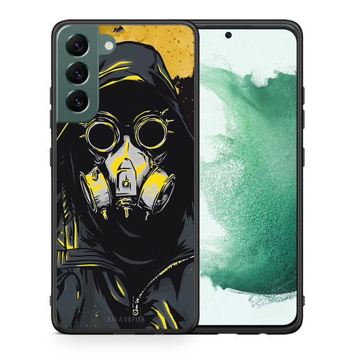 Θήκη Samsung S22 Plus Mask PopArt από τη Smartfits με σχέδιο στο πίσω μέρος και μαύρο περίβλημα | Samsung S22 Plus Mask PopArt case with colorful back and black bezels