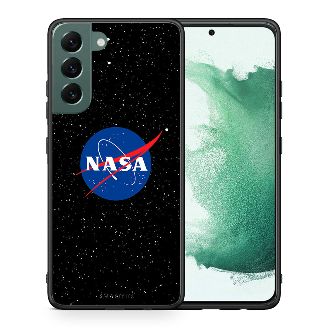 Θήκη Samsung S22 Plus NASA PopArt από τη Smartfits με σχέδιο στο πίσω μέρος και μαύρο περίβλημα | Samsung S22 Plus NASA PopArt case with colorful back and black bezels